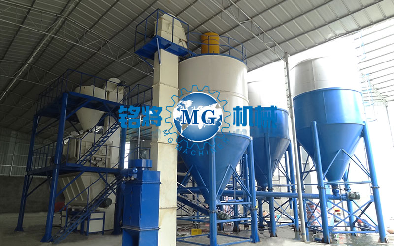 小型干粉砂漿生產設備哪里買，小型干粉砂漿生產設備多少錢